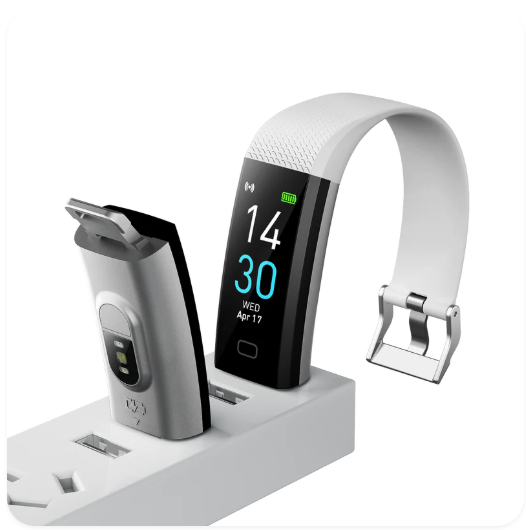 Slim Smart Band with Time & Health Tracking
