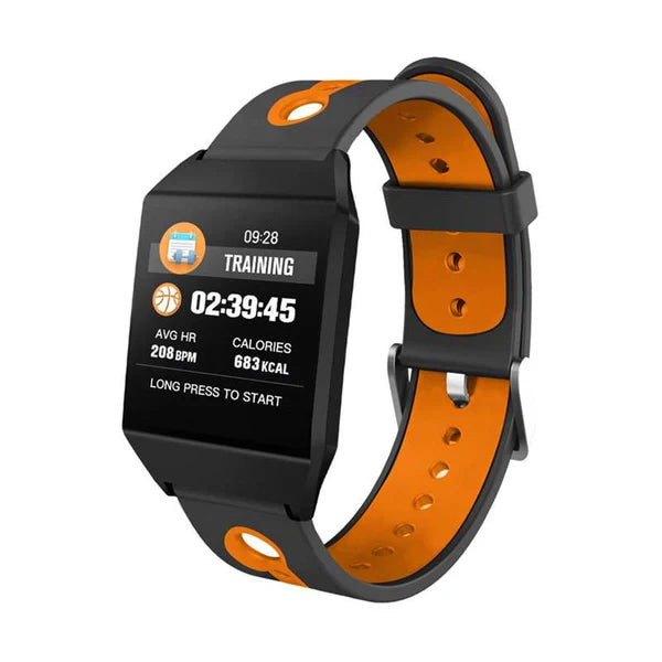 Smart Bracelet Blood Pressure Measurement Color Screen Fitness Tracker Watch Waterproof IP68 Heart Rate Monitor GPS Tracker