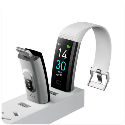Slim Smart Band with Time & Health Tracking